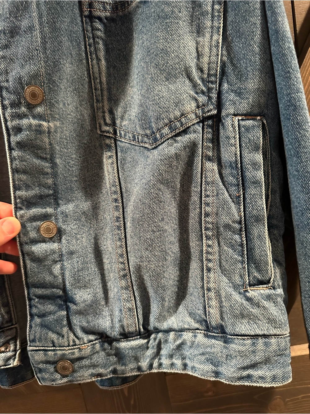 We The Free Opal Denim Swing Jacket - Picture 4 of 5